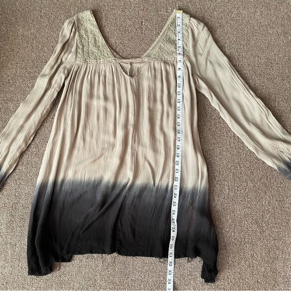 Free People Dip Dye Long Sleeve Tunic NWT - Picture 7 of 11